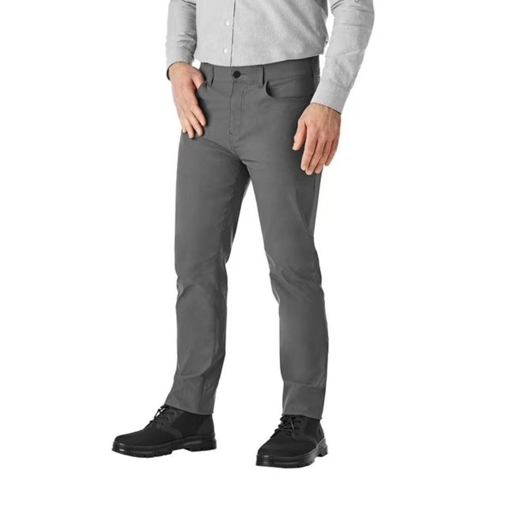 Member's Mark Mens Denali Travel Performance Pant 32x30 Charcoal Sky Gray NWT